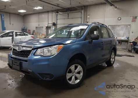 2015 Subaru Forester 2.5I from USA, damaged, VIN JF2SJABC3FH837629